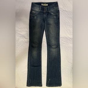 Zara trf denim size 00 bootcut. Worn condition.